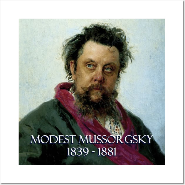 Great Composers: Modest Mussorgsky Wall Art by Naves